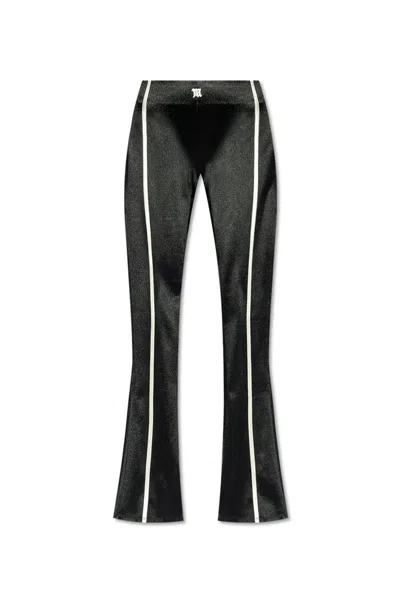 Misbhv Saint Germain|flared Pants Featuring Contrast Piping In Black
