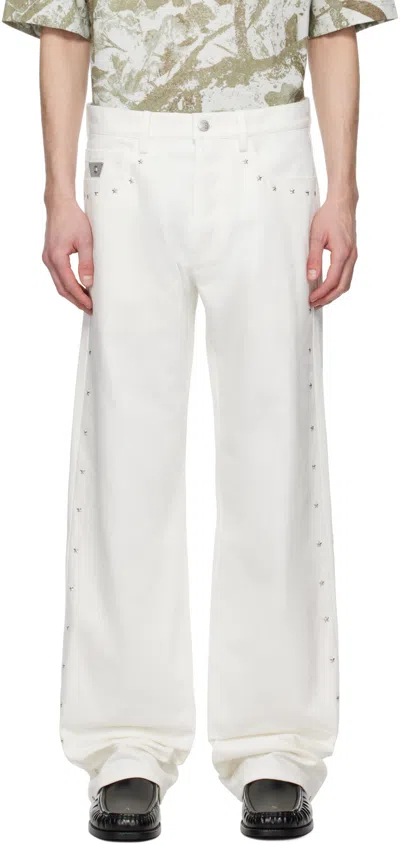 Misbhv Star Jeans In White