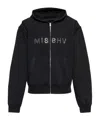 Misbhv Star Teddy Hoodie In Black