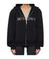 Misbhv Star Teddy Hoodie In Black