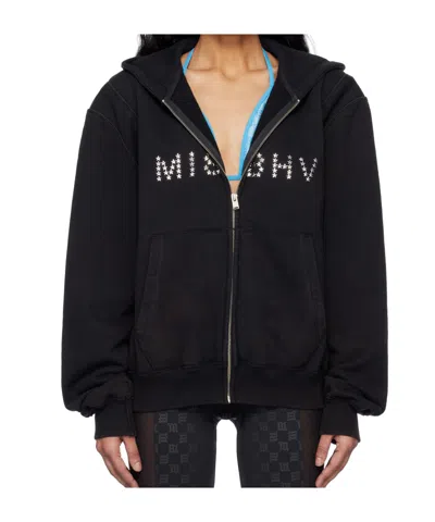 Misbhv Star Teddy Hoodie In Black