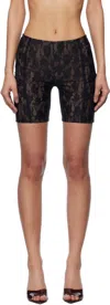 Misbhv Stella Lace Shorts In Black