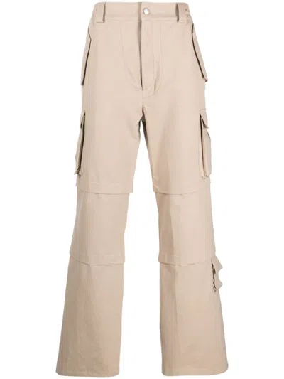 Misbhv Baggy Work Trousers In Beige