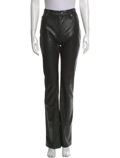 Pre-owned Misbhv Straight Leg Pants In Black