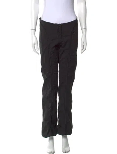 Pre-owned Misbhv Straight Leg Pants In Black