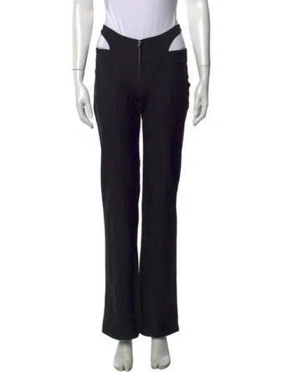 Pre-owned Misbhv Straight Leg Pants In Black
