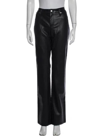 Pre-owned Misbhv Straight Leg Pants In Black