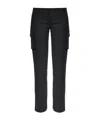 Misbhv Flared Cargo Pants In Black