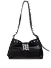 Misbhv Studded Logo-detail Shoulder Bag In Black
