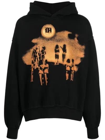 Misbhv Sunrise Hoodie In Washed Black