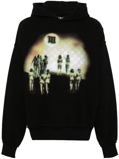 Misbhv Sunrise Printed Hoodie In Black