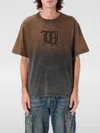 Misbhv Faded Graphic Round Neck T-shirt In Bunt
