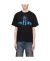 Misbhv T-shirt With Round Neck And Short Sleeves In Black