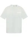 Misbhv Cotton T-shirt In Light Blue With Print Front Logo In Blue