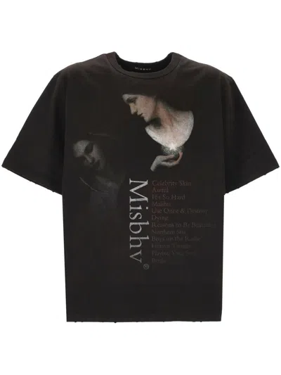 Misbhv T-shirts And Polos In Washed Black