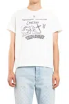 Misbhv Man White T-shirts & Tank Tops In Beige