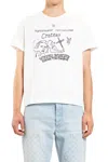 Misbhv Man White T-shirts & Tank Tops In Beige