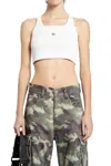 Misbhv White 'm' Tank Top In White