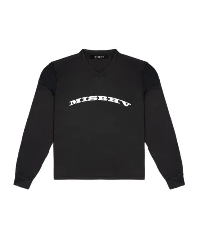 Misbhv Teddy Football Longsleeve In Black