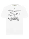 Misbhv Text-print T-shirt In Weiss