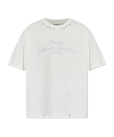 Misbhv Text-print T-shirt In White