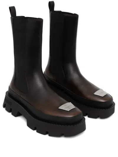 Misbhv The 2000 Platform Chelsea Boots In Brown