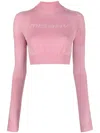 Misbhv Pink Jacquard Top In Bubblegum