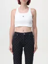 Misbhv White 'm' Tank Top In Weiss