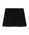 Misbhv Trinity Pleated Miniskirt In Black