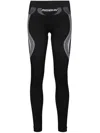 Misbhv Black Breathable Leggings In Black & White