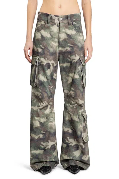 Misbhv Khaki Camouflage Cargo Pants In Multi