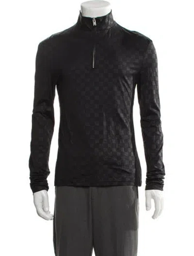 Pre-owned Misbhv Turtleneck Long Sleeve Polo Sweater In Gray