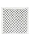 Misbhv Two-tone Monogram Scarf In Weiss