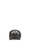 Misbhv Distressed Baseball Cap In Black
