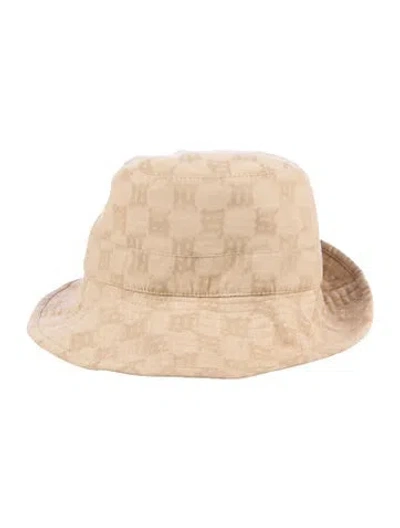 Pre-owned Misbhv Viscose Patterned Bucket Hat In Neutral