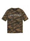 Misbhv Camouflage Printed T-shirt In Green