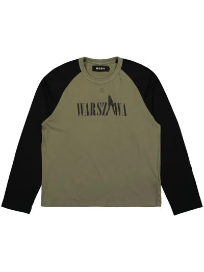 Misbhv Warzawa T-shirt In Green
