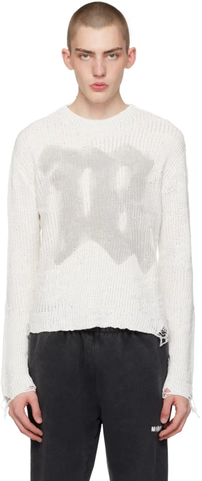 Misbhv White Goa Sweater In Off White