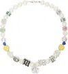 Misbhv La Beaded Choker Necklace In Mlc