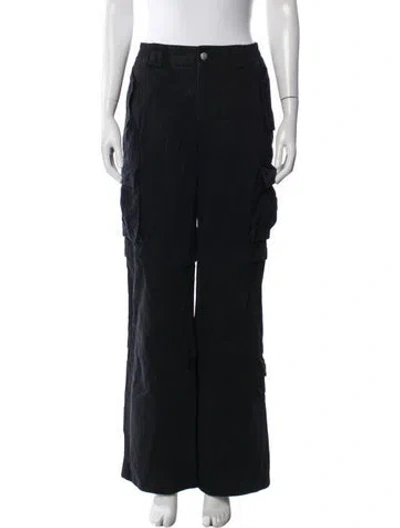 Pre-owned Misbhv Wide Leg Pants In Blue