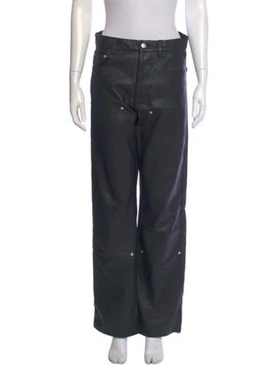 Pre-owned Misbhv Wide Leg Pants In Gray