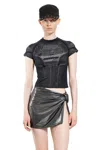 Misbhv Woman Black T-shirts & Tank Tops In Black