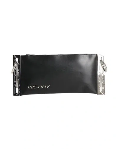 Misbhv Woman Handbag Black Size - Leather, Metal