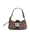 Misbhv Monogram-jacquard Canvas Tote Bag In Brown