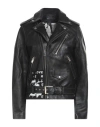 Misbhv Woman Jacket Black Size S Leather