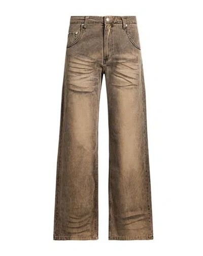 Misbhv Woman Jeans Beige Size 29 Cotton In Sand