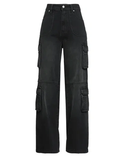 Misbhv Woman Jeans Black Size 27 Cotton
