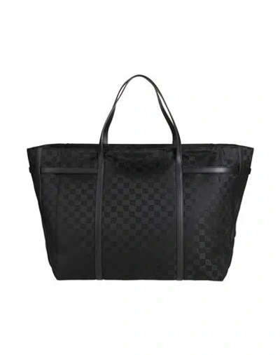 Misbhv Woman Shoulder Bag Black Size - Leather, Textile Fibers