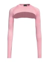 Misbhv Woman Shrug Pink Size Xxs Polyamide, Recycled Polyamide, Elastane In Pink