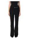 Misbhv Faux Suede Moto Pants In Black
